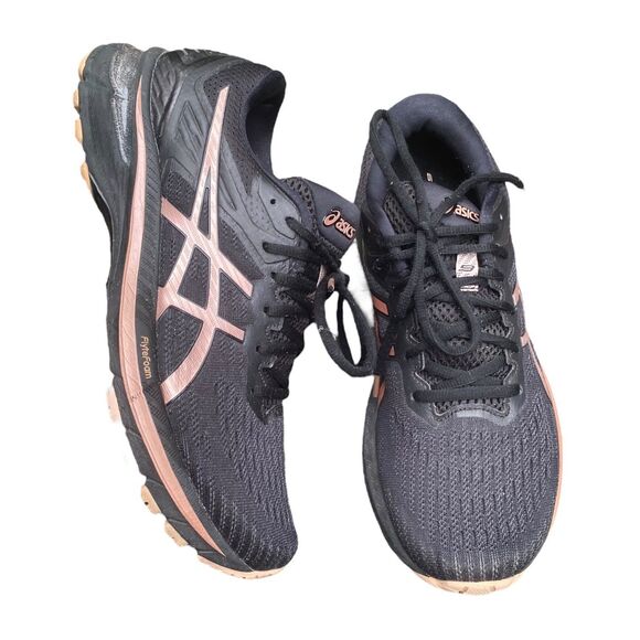 Asics Women's Size US 11 GT-2000 9 Running Shoes Black Rose Gold - Picture 2 of 11